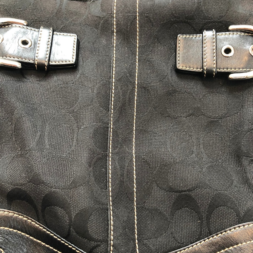 Authentic Black Coach Bag - Picture 3 of 6